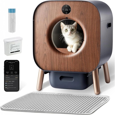 Pawbby P1 Ultra Automatic Litter Box 64 x 64 x 50 cm