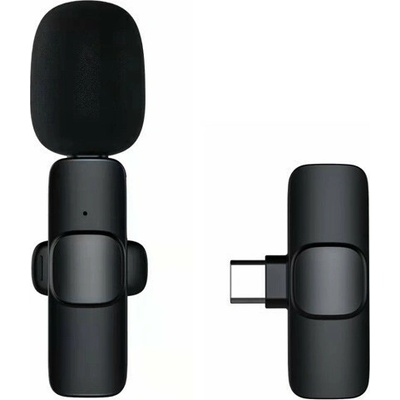 K9- Bezdrôtový klopový mikrofón ( 1 x mikrofón + 1 x prijímač ) pre telefóny s USB-C