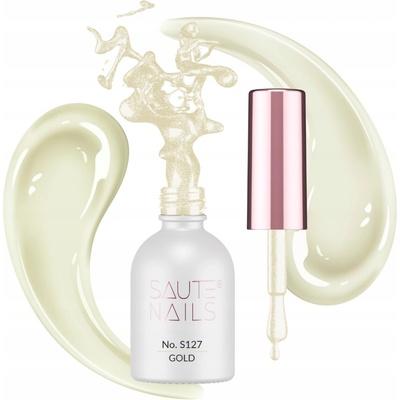 Saute Nails S127 GOLD 8 ml hybridní lak na nehty