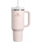STANLEY 1913 Quencher H2.0 Flowstate Drinking Bottle with Straw 1.2L - Thermo Mug Cools Up to 11 Hours, 48 Ice Cooled - Dishwasher Safe - Thermos Bottle BPA Free Stainless Steel - Rose - 10-11673-115