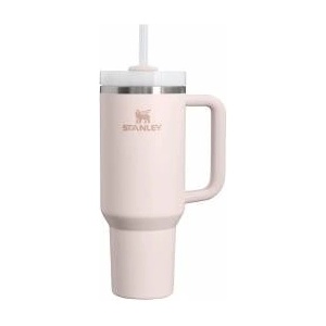 STANLEY 1913 Quencher H2.0 Flowstate Drinking Bottle with Straw 1.2L - Thermo Mug Cools Up to 11 Hours, 48 Ice Cooled - Dishwasher Safe - Thermos Bottle BPA Free Stainless Steel - Rose - 10-11673-115