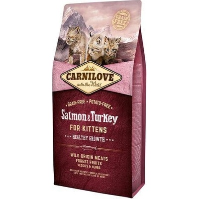 Carnilove Salmon & Turkey for Kittens Healthy Growth 2 x 6 kg