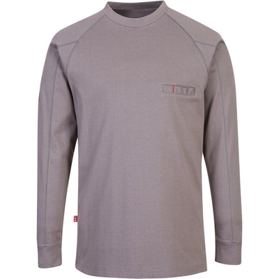 Portwest FR33 FR Antistatický Crew Neck Sivá