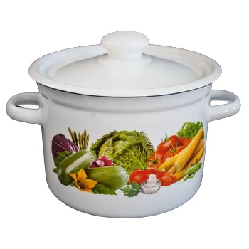 Image 1 of Новомосковская посуда Тенджера 3л. - микс декор (0129203)