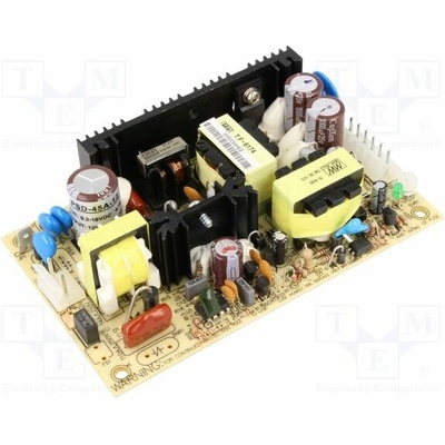 MEAN WELL PSD-45A-05 Měnič: DC/DC; 30W; Uvst: 9,2÷18VDC; Uvýst: 5VDC; Ivýst: 6A; PCB; OUT: 1