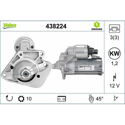 Štartér VALEO ORIGINS NEW OE TECHNOLOGY 438224