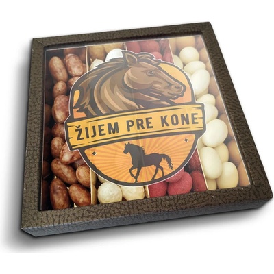 Sablio Mandle v čokoláde Žijem pre kone 4 x 80 g