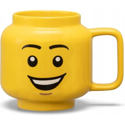 Keramický hrnek LEGO žlutý hlava minifigurky 530 ml