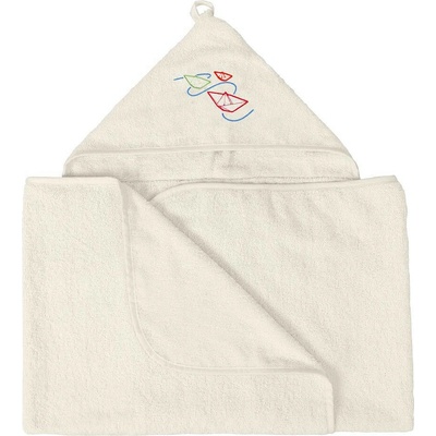 Baby Matex s kapucňou 140x70 cm Maxi Junior Bílá 01