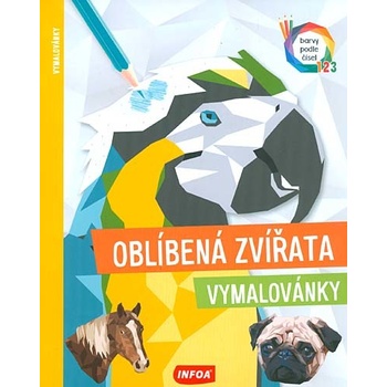 Oblíbená zvířátka Vymalovánky