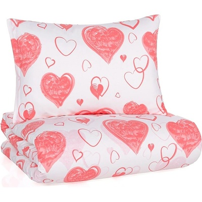 TipTrade bavlna obliečky Pink Love 70x90 140x200