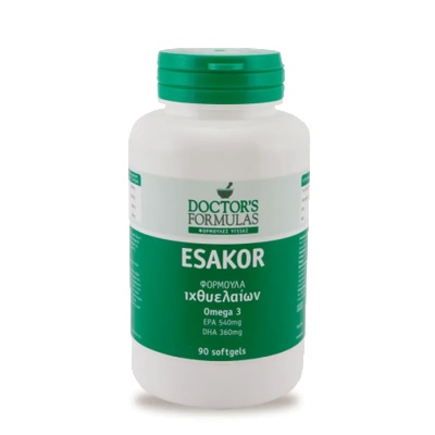 Doctor's Formulas ДОКТОРС ФОРМУЛАС ЕСАКОР (ОМЕГА 3) 90 МЕКИ КАПС. / doctor`s formulas esakor 90 softgels
