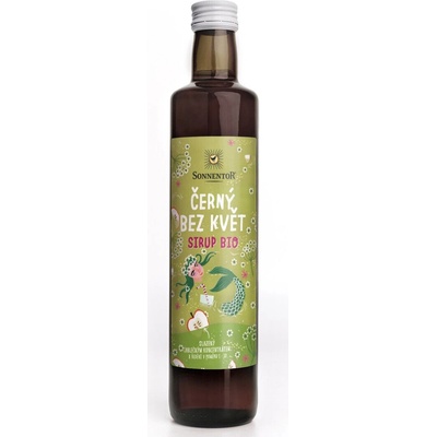 Sonnentor Bio sirup Černý bez květ 0,5 l