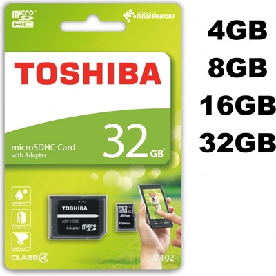 Toshiba microSDHC 32 GB Class 4 THN-M102K0320M2