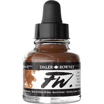 Daler Rowney FW Акрилно мастило Burnt Umber 29, 5 ml 1 бр (160029223)