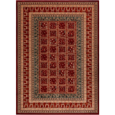 Najkoberce Kashqai 4349 300 orientálny / rám terakota / zelený