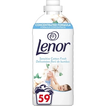 Lenor омекотител за пране, 1239мл, 59 пранета, Sensitive cotton fresh