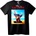 NOONEBRAND Тениска Lilo & Stitch Кокосов Плаж - XXS, Black