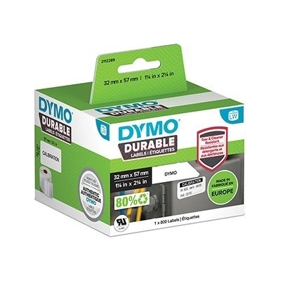 Dymo 2112289, 32mm x 57mm, biele polypropylénové etikety