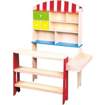 Lelin toys - Дървен магазин за игра