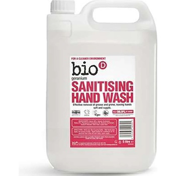 Bio-D tekuté mýdlo s vůní pelargónie 5 l