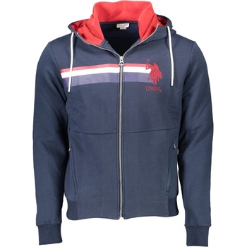 U. S. POLO Мъжки суитшърт с цип us polo, 2xl, Синьо (60703-52910_blu_179)