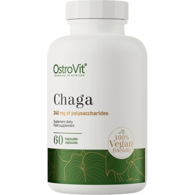 OstroVit Chaga 600 mg | Vege [60 капсули]