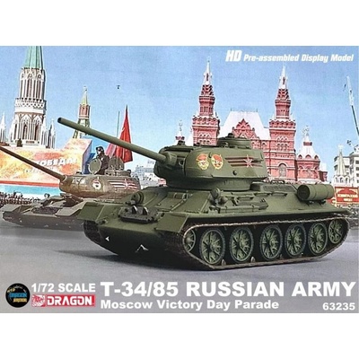 Dragon T-34-85 Soviet Army Moscow USSR Victory Day Parade 1:72