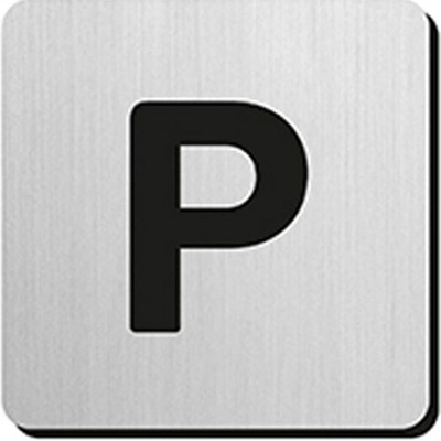 JNF - Piktogram písmeno "P" IN.34.300 - 75 mm - nalepovací
