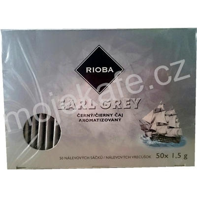 Rioba Earl Grey černý čaj 50 x 1,5 g