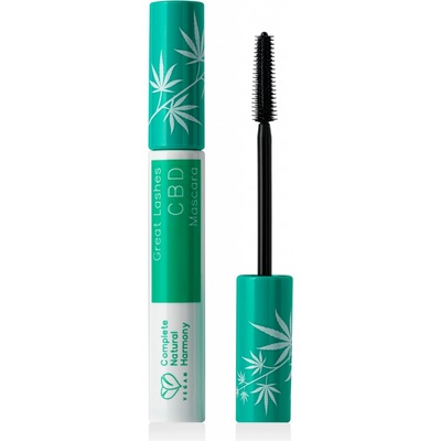 Dermacol CBD Great Lashes Mascara Vyživujúca a predlžujúca riasenka s CBD Black 9 ml