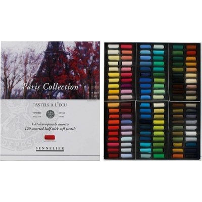 Sennelier suchý pastel sada 120 ks 1/2 paris col