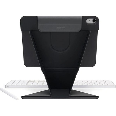 Pipetto Origami No6 Stand Case iPad Air 11 2024 / iPad Air 10.9 2022/2020 P072-49-AD Black
