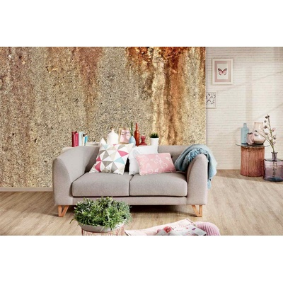 DIMEX ART Самозалепваща се флизелинова фототапета стара ръждясала стена 375 x 250 см