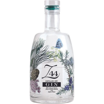 Z44 Alpine herb dry gin 44% 0,7 l (čistá fľaša)
