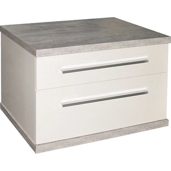 Inter ceramic МЕБЕЛ ЗА БАНЯ БЕЗ УМИВАЛНИК ICP6144-1 61x46x44 КОНЗОЛЕН СИВ/БЯЛ (ICP6144-1)