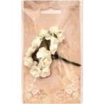 Galeria Hobby Paper florets shades of white MIX 12pcs
