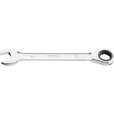 NEO Tools Plochý-očkový kľúč s račňou 22 mm 09-042