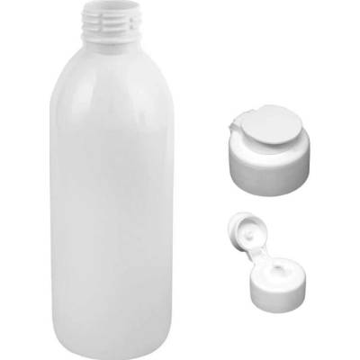 Tera plastová lahvička bílá s bílým dávkovacím víčkem 300 ml