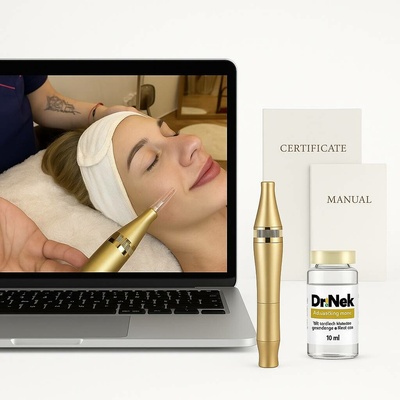 Dr.Nek Dermapen s online kurzem Mezoterapie, skripty, certifikátem a Dr.Nek Antiageing sérum ZDARMA - online verze