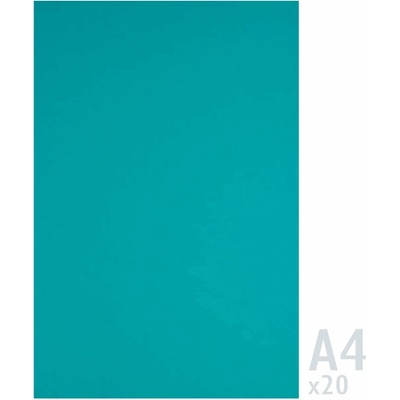 Sirio Color papír mix 170g/m² 20 listů 210 x 297 mm (A4) Tyrkysová