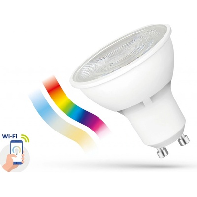 Spectrum LED žárovka GU10 5W 480 lm, CCT/RGB DIM Smart Wifi