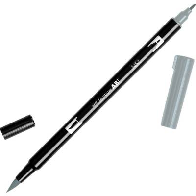 Oboustranný štětcový fix Tombow ABT DUAL - šedá Barva: N52 - Cool Gray 8