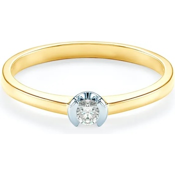 Image 1 of SAVICKI Годежен пръстен Savicki: двуцветно злато, диамант