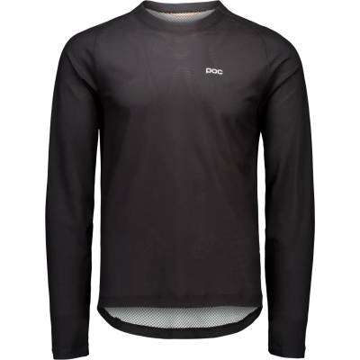 POC Мъжка фланелка с дълъг ръкав за колоездене POC Motion Air L/S Jersey Cycling jersey - Uranium Black (056-3686-0513)