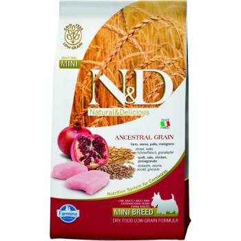 N&D Ancestral Grain Dog Adult Mini Chicken & Pomegranate 0,8 kg