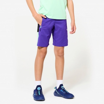 Decathlon dětské fitness kraťasy fialová/zelená/černá