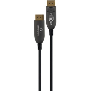 Gembird CC-DP8K-AOC-30M Активен оптичен (AOC) 8K DisplayPort кабел AOC Premium Series 30m Black (CC-DP8K-AOC-30M)