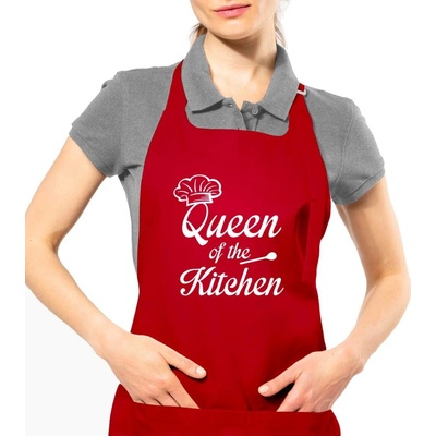 Kariban HobbyTriko Zástěra pro ženy Qeen of the Kitchen