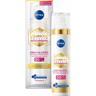 Nivea Luminous sérum proti pigmentovým skvrnám 30 ml + Nivea Luminous denní krém proti pigmentovým skvrnám SPF 50 40 ml